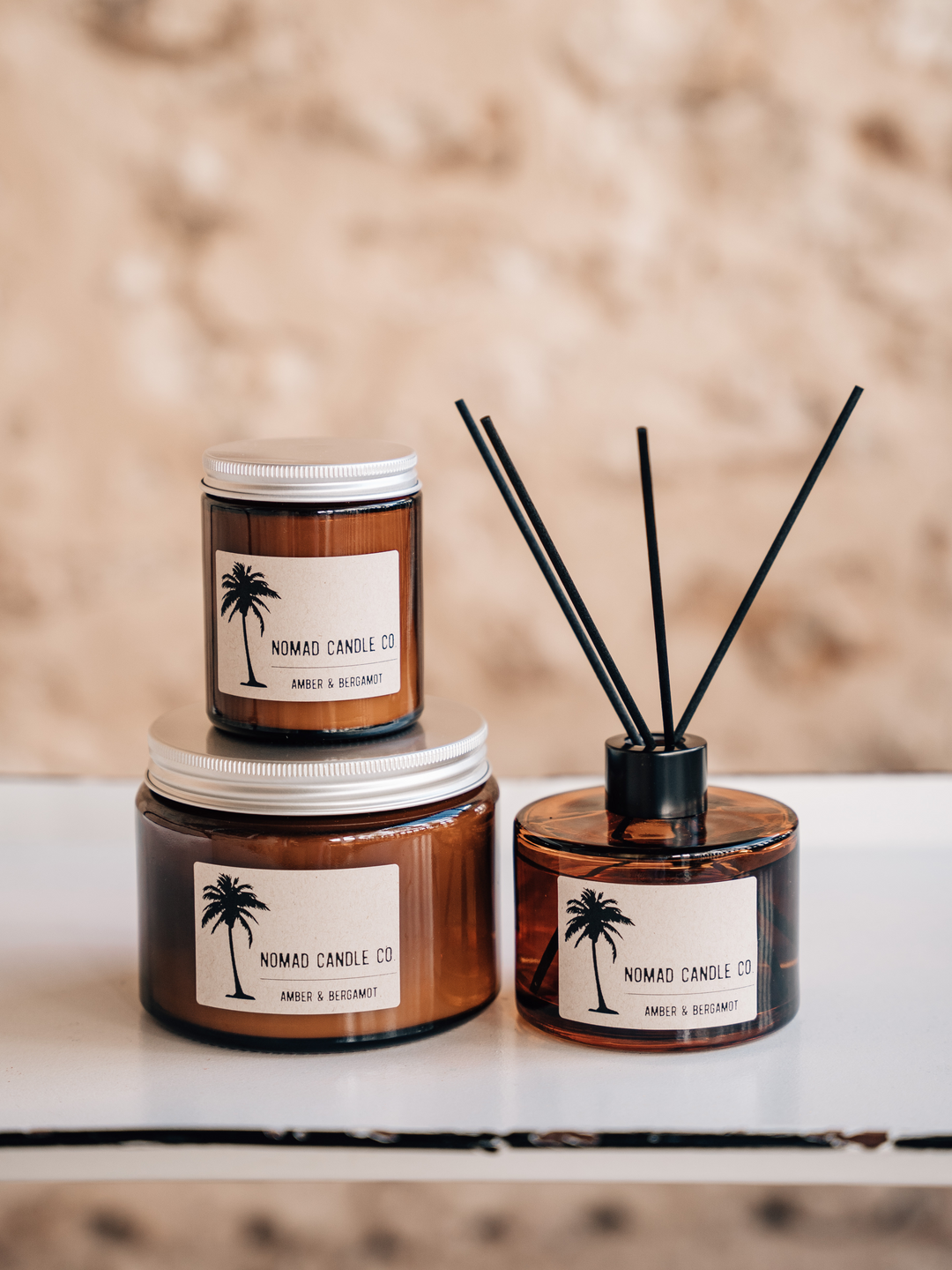 AMBER & BERGAMOT | SOY WAX CANDLE