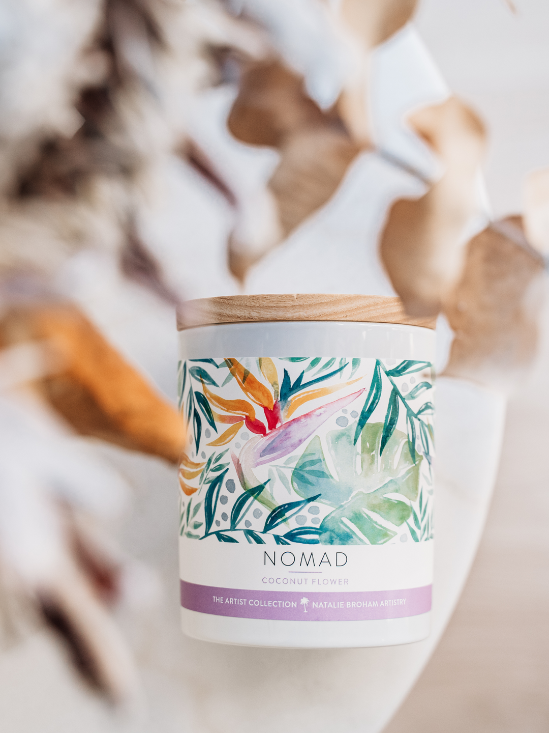 NOMAD X NATALIE BROHAM ARTISTRY CANDLE | COCONUT FLOWER