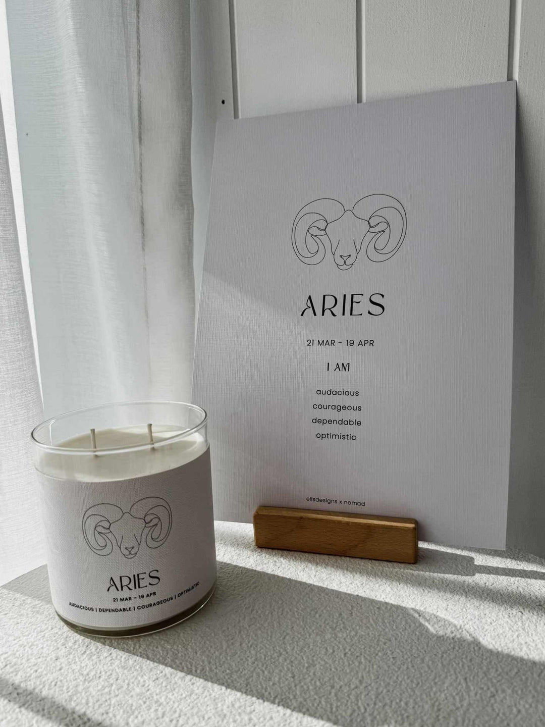 ARIES ZODIAC CANDLE