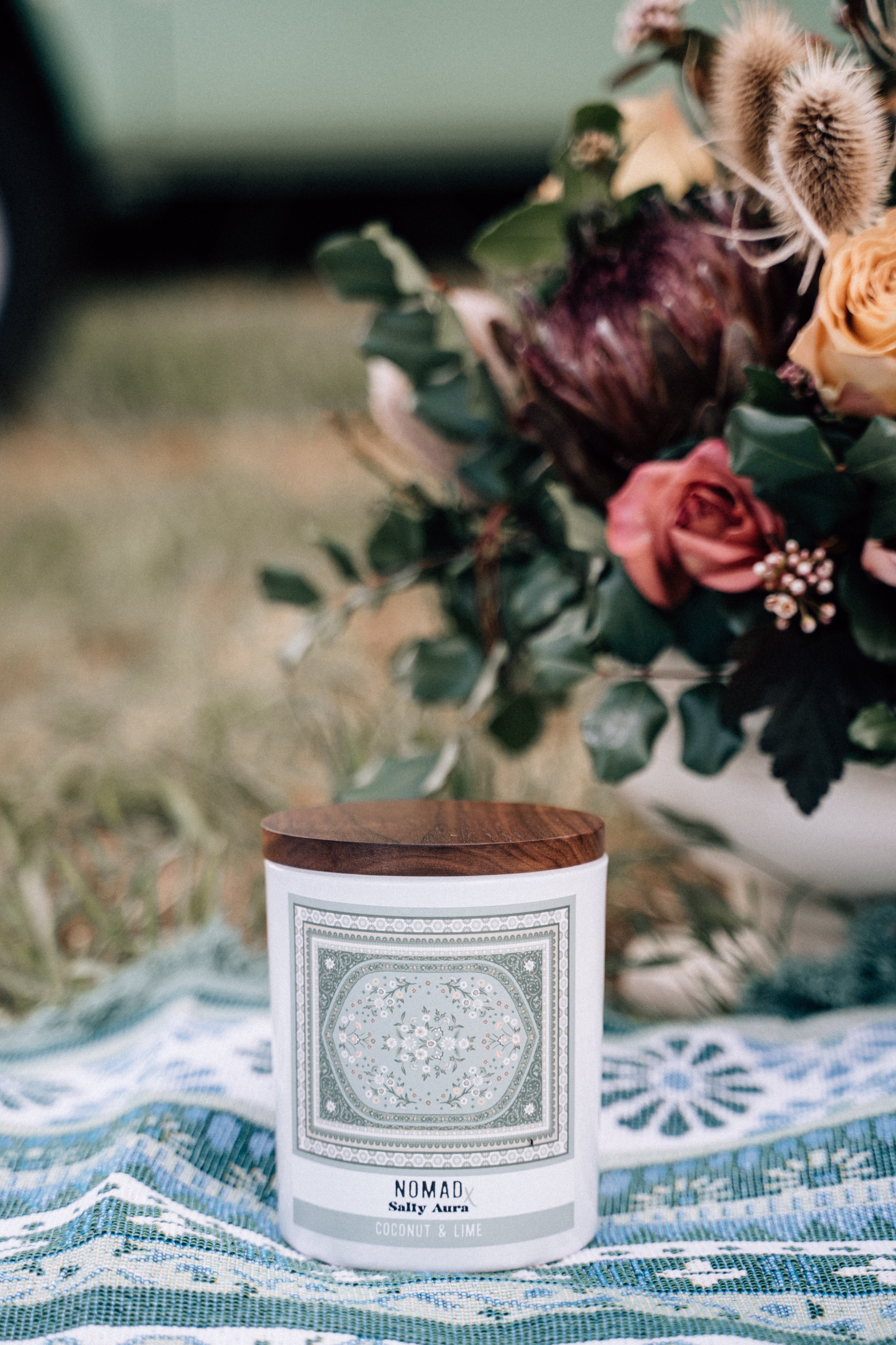 NOMAD X SALTY AURA CANDLE | COCONUT & LIME – Nomad Candle Co