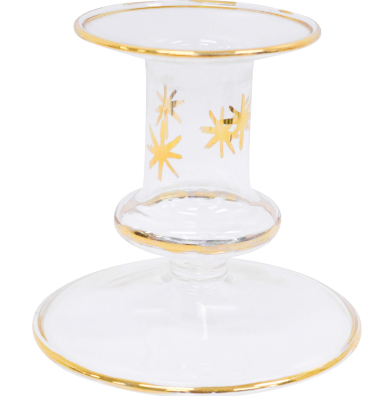 Mallorca Glass Candlestick