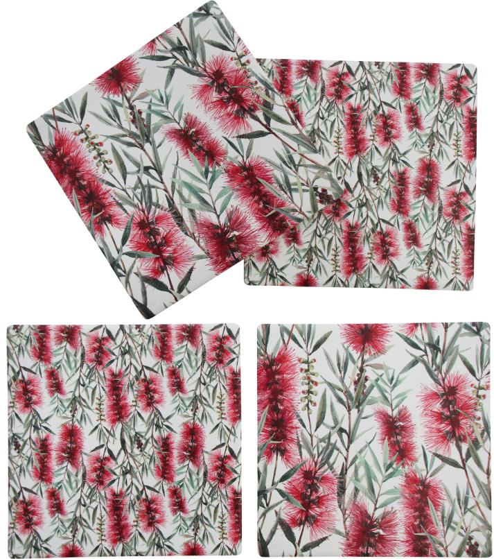 Bottlebrush Coasters