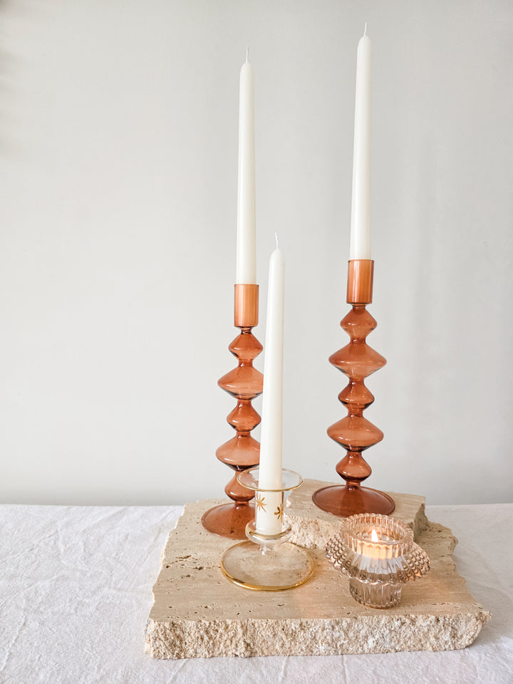 Aruba Glass Candlestick