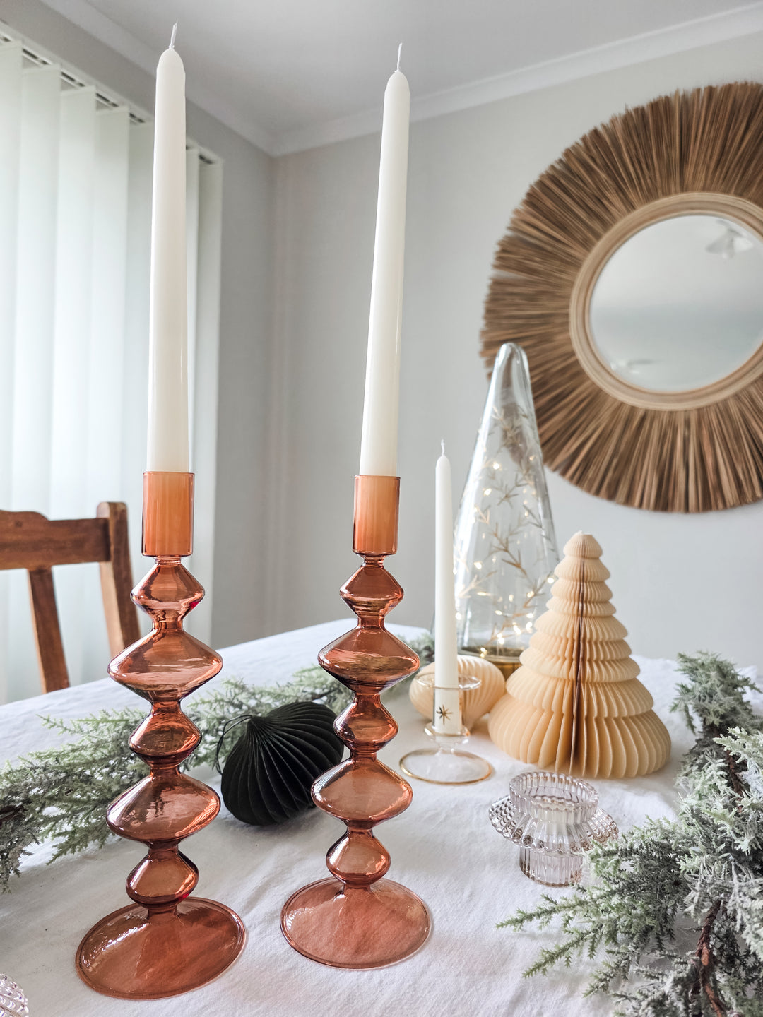 Aruba Glass Candlestick