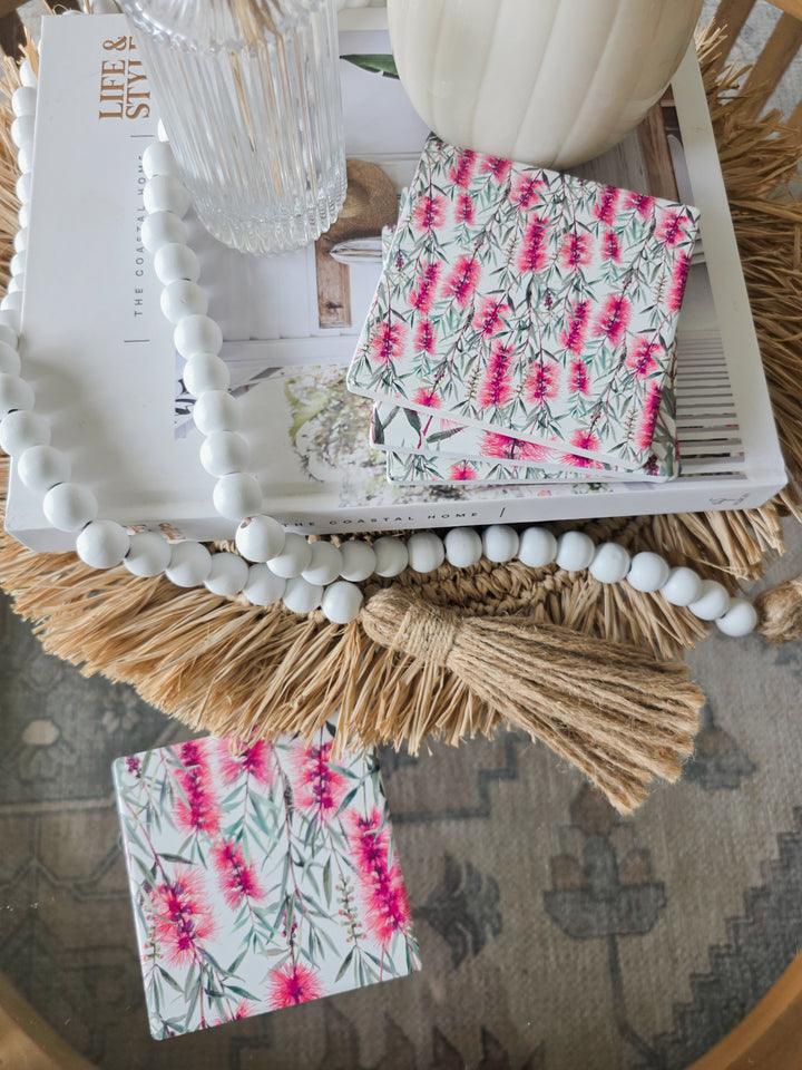 Bottlebrush Coasters