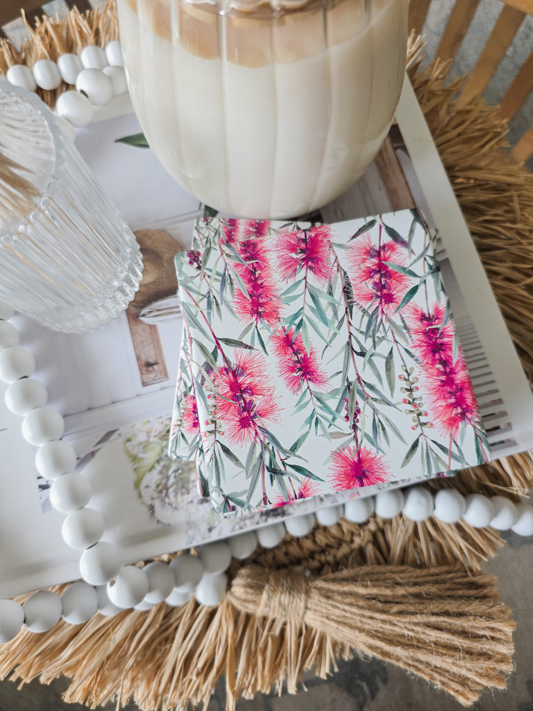 Bottlebrush Coasters