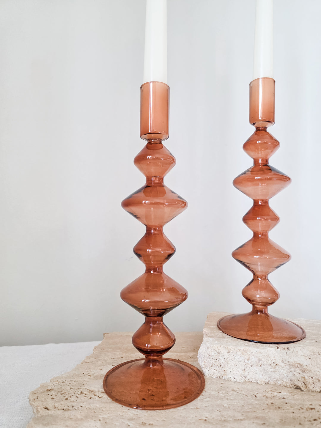 Aruba Glass Candlestick